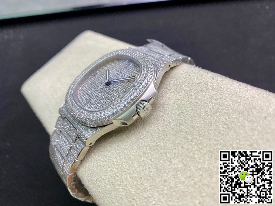 Replica Pat*k Phi1i*pe Nautilus 5719/1G-001 1:1 Best Edition PPF Factory Full D1am0nd Dial