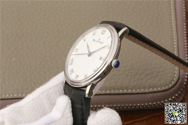Replica Blancpain Villeret 6651-1127-55B 1:1 Best Edition ZF Factory White Dial