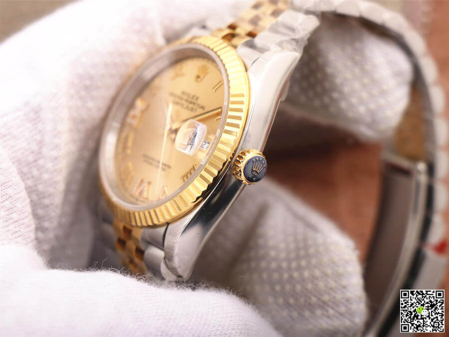 Replica R01ex Datejust 126233 1:1 Best Edition EW Factory Gold Dial