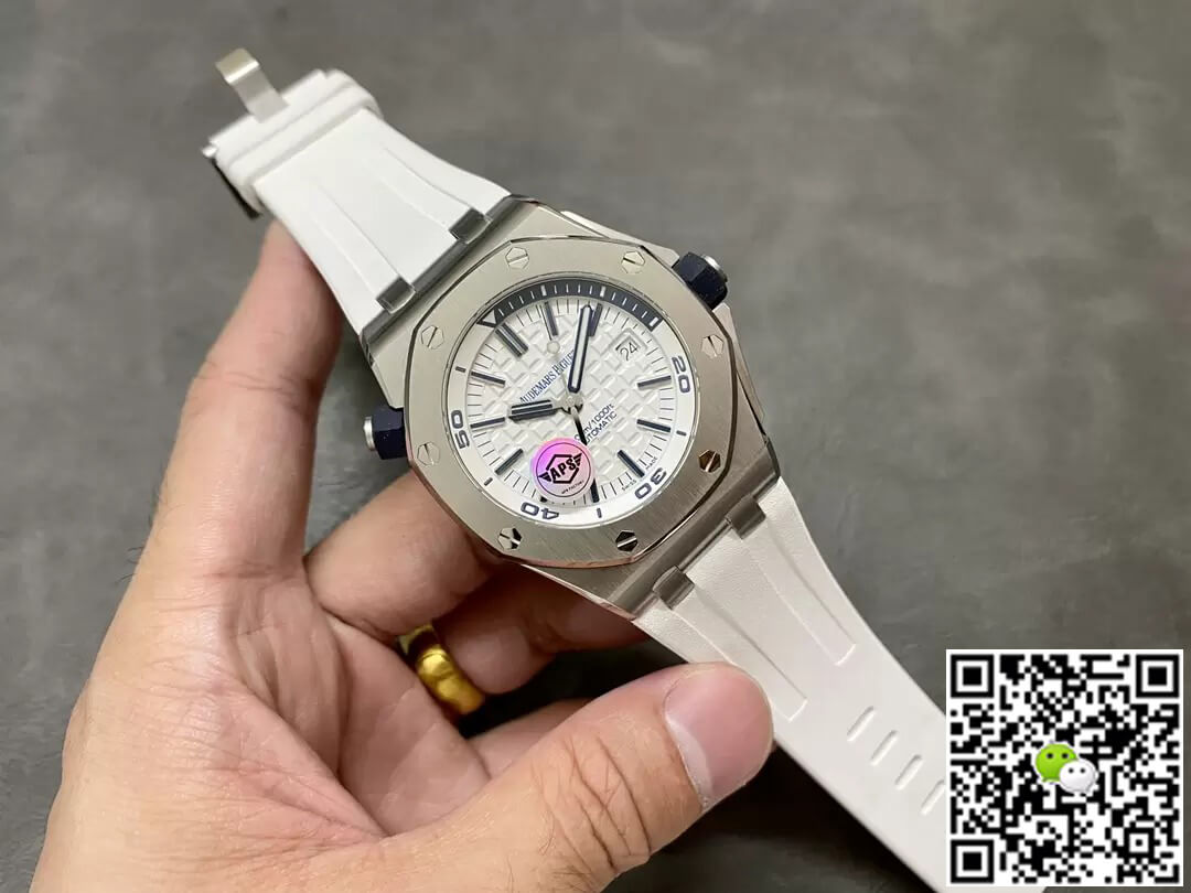 Replica Audemars P1g*et Royal Oak Offshore 15710ST.OO.A010CA.01 1:1 Best Edition APS Factory White Dial
