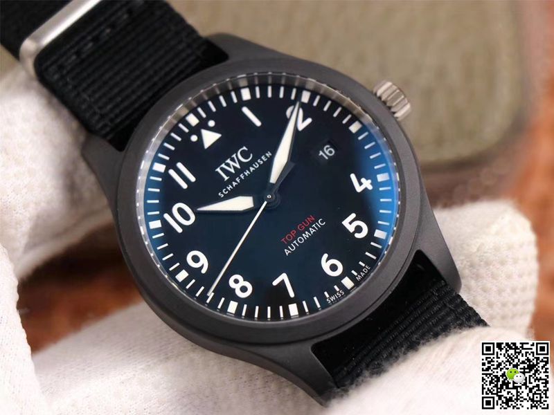 Replica IWC Pilot Top Gun IW326901 1:1 Best Edition MKS Factory Black Dial Swiss ETA2892