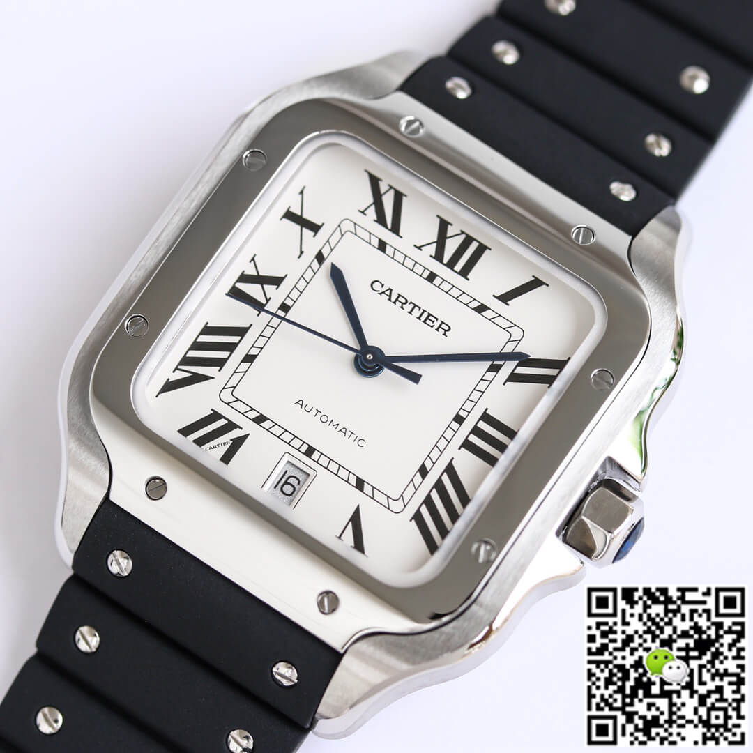 Replica Ca*t1er Santos WSSA0018 1:1 Best Edition GF Factory V2 Rubber Strap