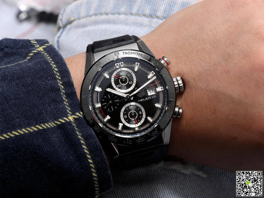 Replica TAG Heuer Carrera CAR201Z.FT6046 1:1 Best Edition XF Factory Black Dial