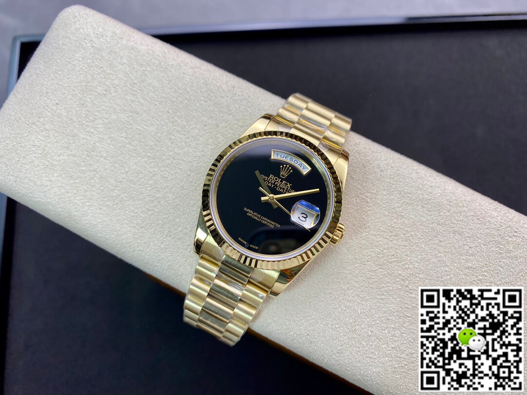 Replica R01ex Day Date 36MM 1:1 Best Edition BP Factory Double Calendar Dial