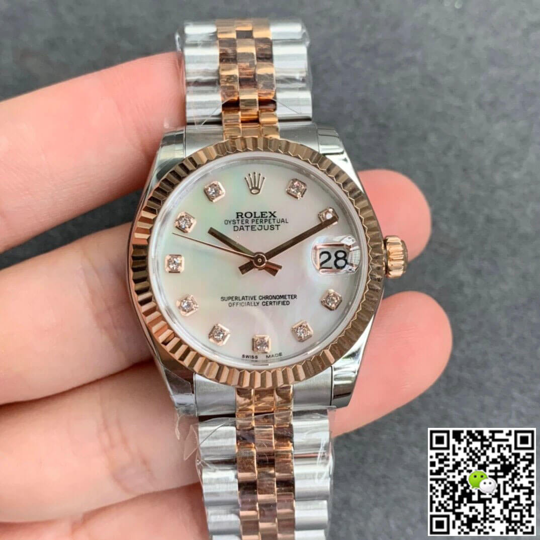 Replica R01ex Datejust M278271-0026 1:1 Best Edition GS Factory Rose Gold