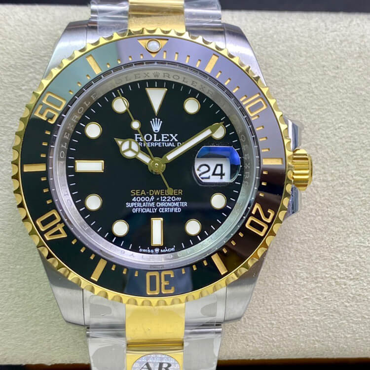 Replica R01ex Sea Dweller M126603-0001 1:1 Best Edition AR Factory Black Dial