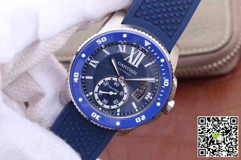 Replica Calibre De Ca*t1er Diver WSCA0011 JF Factory 1:1 Best Edition Swiss ETA2836-2