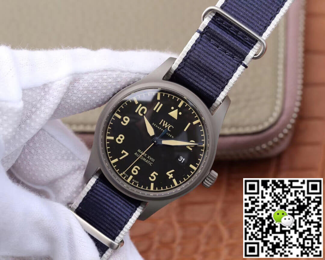 Replica IWC Pilot IW327006 1:1 Best Edition M+ Factory Blue Strap