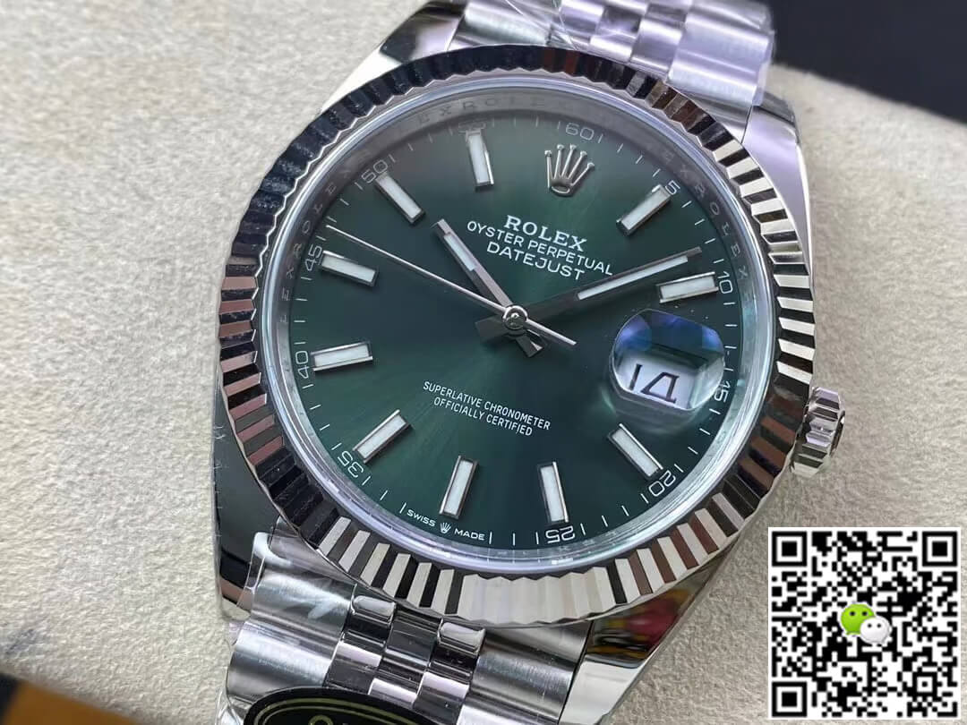 Replica R01ex Datejust M126334-0027 1:1 Best Edition Clean Factory Mint Green Dial