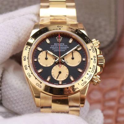 R01ex Daytona Replica M116508-0009 1:1 Best Edition Noob Factory Black Dial Swiss ETA4130