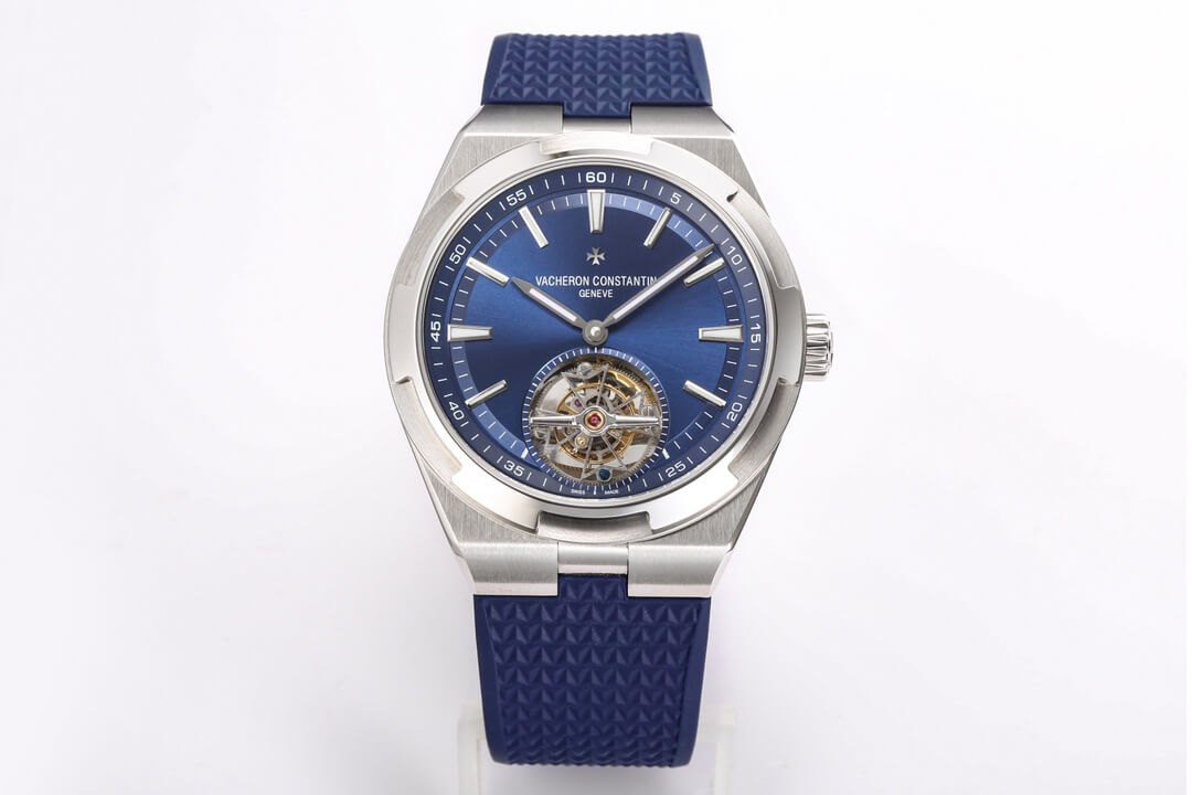 Replica Vacheron C0nstan1n Overseas Tourbillon 6000V/110A-B544 1:1 Best Edition BBR Factory Rubber Strap