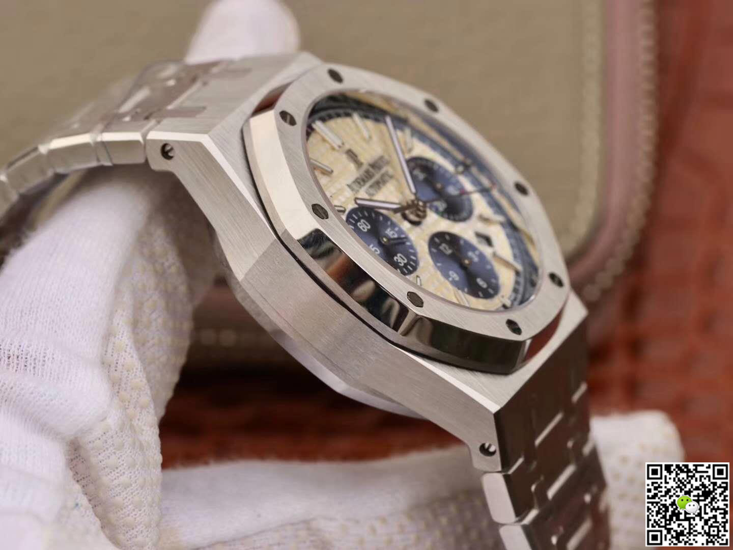 Replica Audemars P1g*et Royal Oak OM Factory Men Watches 1:1 Best Edition Swiss ETA7750 White Dial
