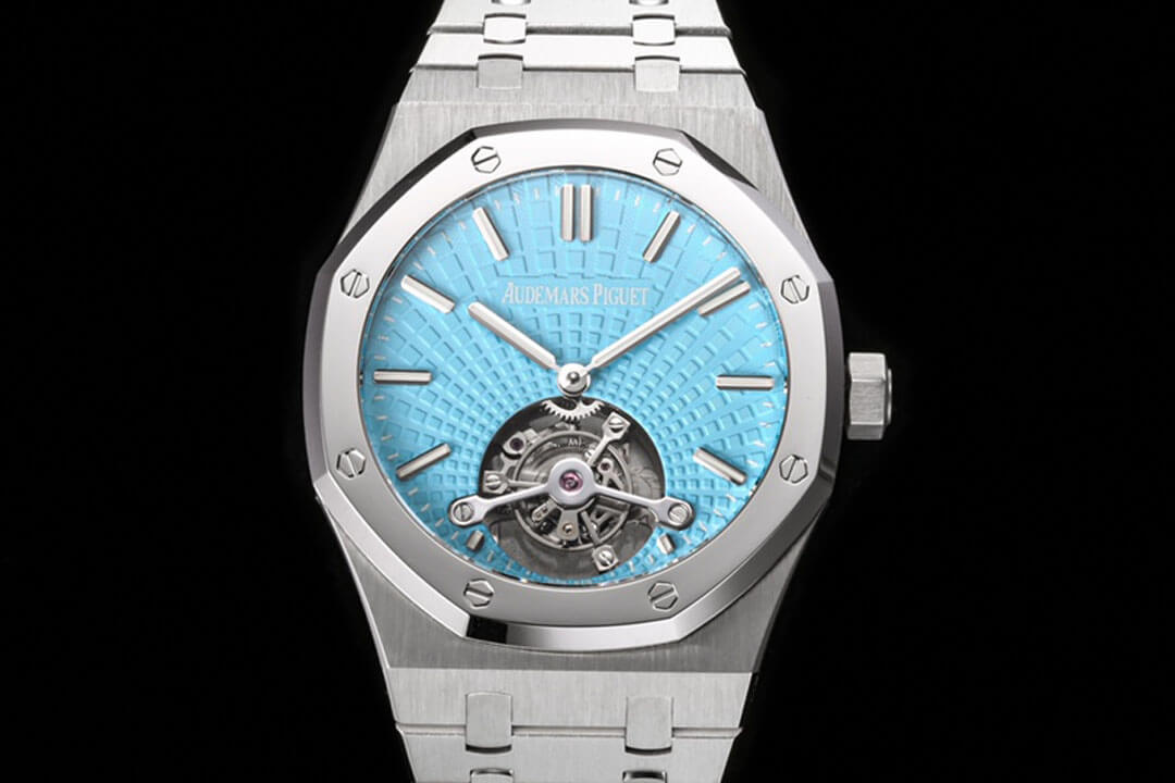 Replica Audemars P1g*et Royal Oak Tourbillon 26530PT.OO.1220PT.01 1:1 Best Edition R8 Factory Blue Dial