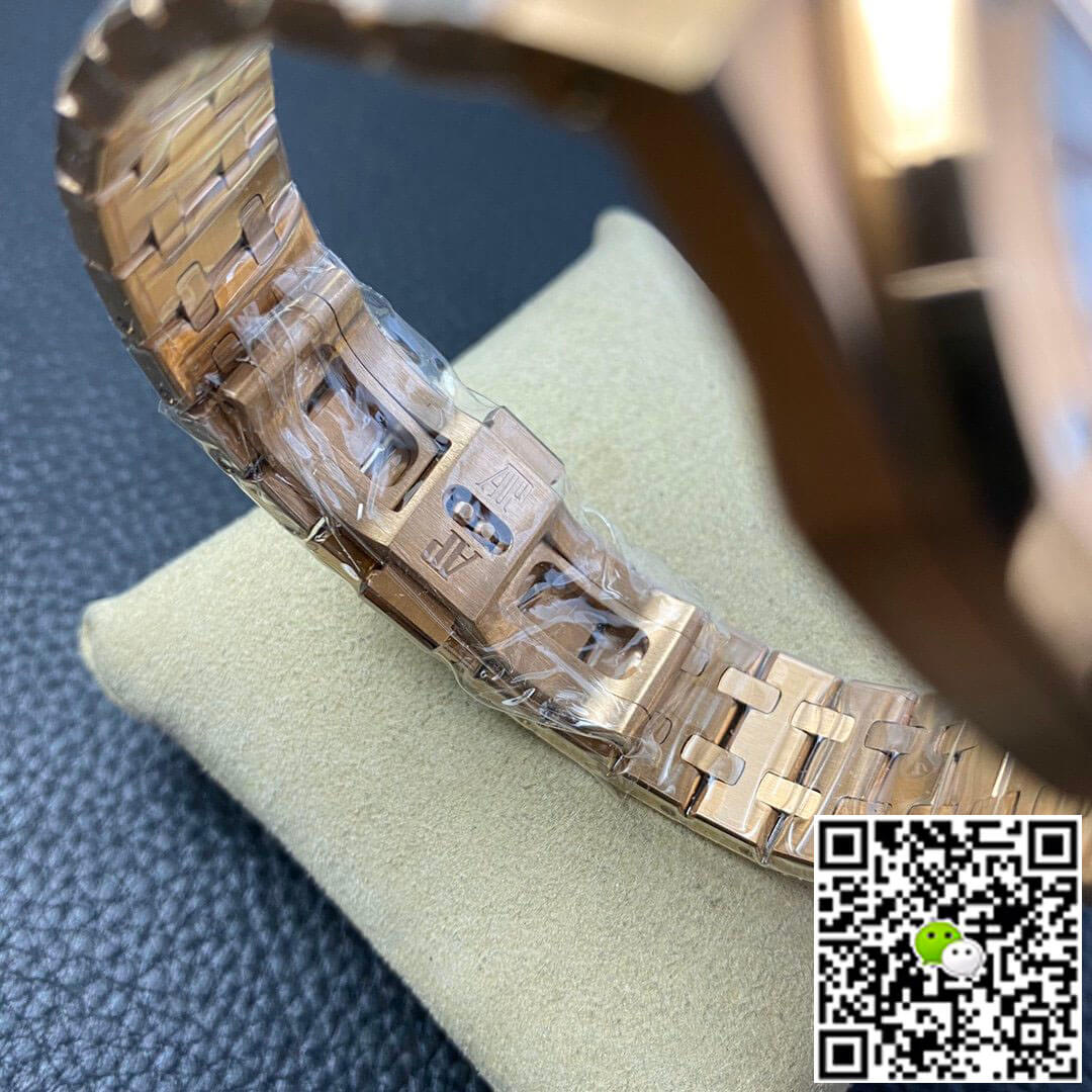 Replica Audemars P1g*et Royal Oak 15450OR.OO.1256OR.01 1:1 Best Edition JF Factory Rose Gold