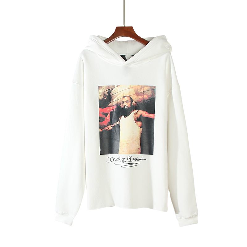 VLONE Big Meech BMF plus thickening White Hoodie
