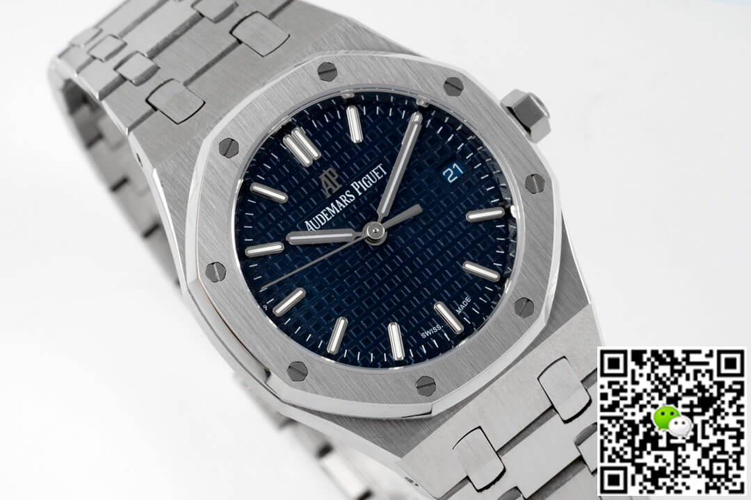 Replica Audemars P1g*et Royal Oak 34MM 1:1 Best Edition 8F Factory Blue Dial
