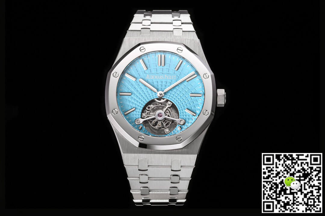 Replica Audemars P1g*et Royal Oak Tourbillon 26530PT.OO.1220PT.01 1:1 Best Edition R8 Factory Blue Dial