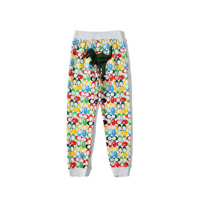 BAPE Dinosaur Shark Track Pants Sweatpants HDCP8782