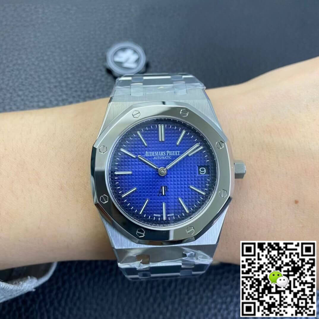 Replica Audemars P1g*et Royal Oak 15202IP.OO.1240IP.01 1:1 Best Edition ZF Factory Smoked Blue Dial