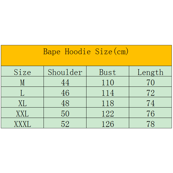 Bape Shark Hoodie Full Zipper Double Hooded Sweatshirt