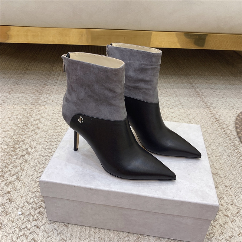 J1m*y Ch00 classic stiletto heeled ankle boots