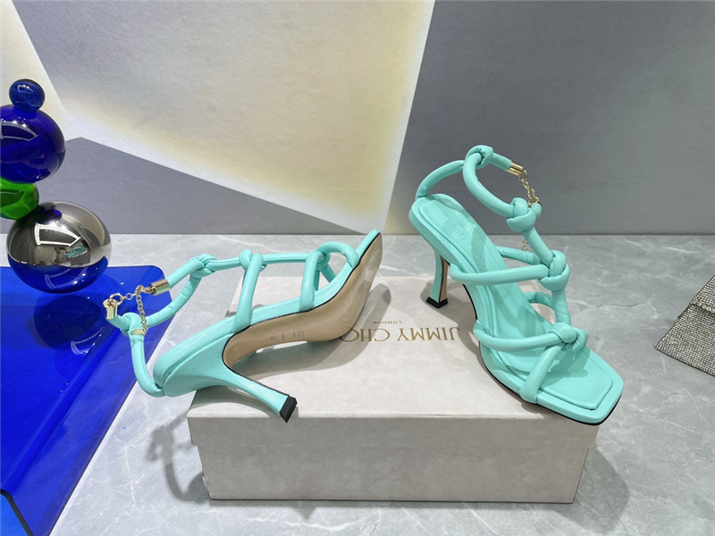J1m*y Ch00 Pearl Heels Dupe square toe sandals