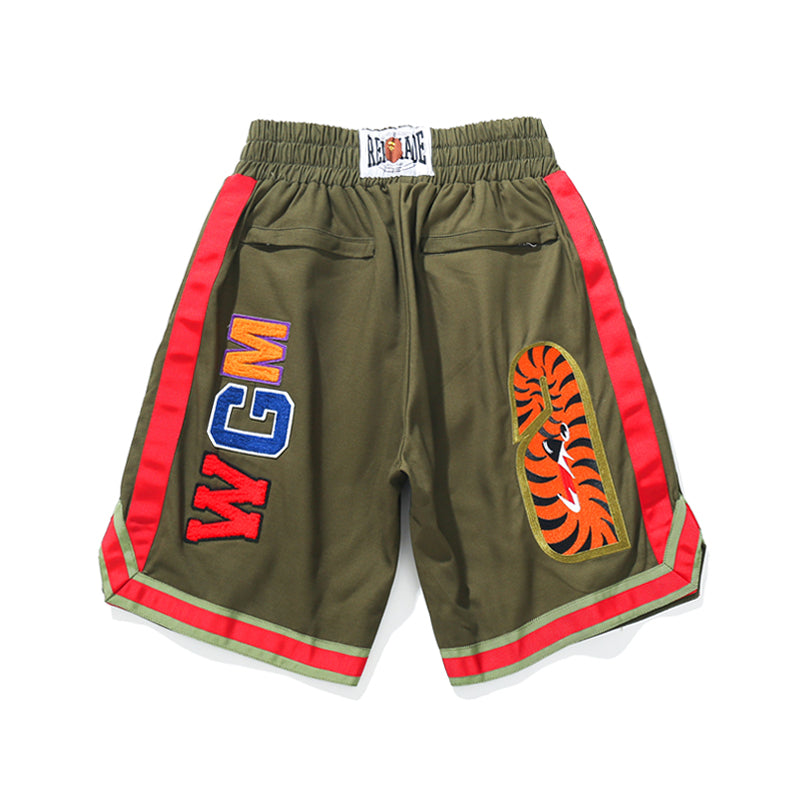 BAPE x ReadyMade Shorts Shark Blue Green Pants HDCP8712