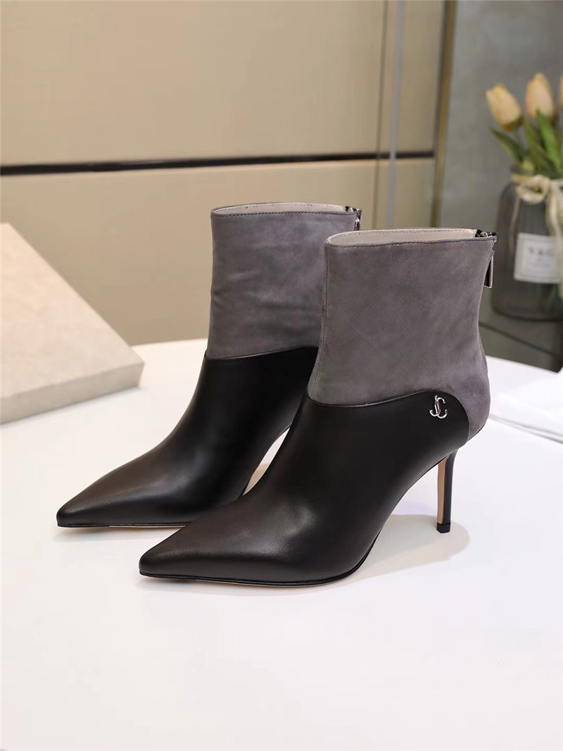J1m*y Ch00 Pearl Heels Dupe pointed high heel ankle boots