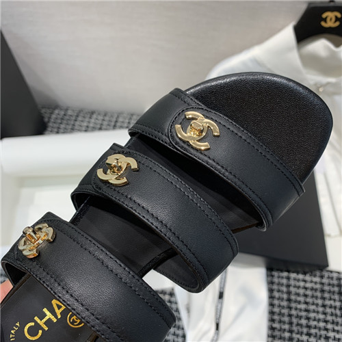 Ch**el flat sandals slippers