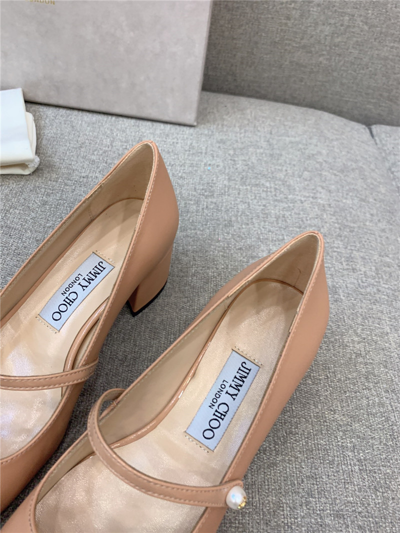 J1m*y Ch00 New Thick Heel Mary Jane Shoes