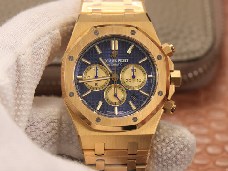 Replica Audemars P1g*et Royal Oak Chronograph 26331BA.OO.1220BA.01 1:1 Best Edition OM Factory Yellow Gold