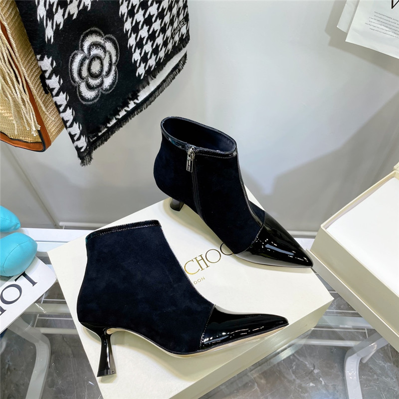 J1m*y Ch00 high heel ankle boots