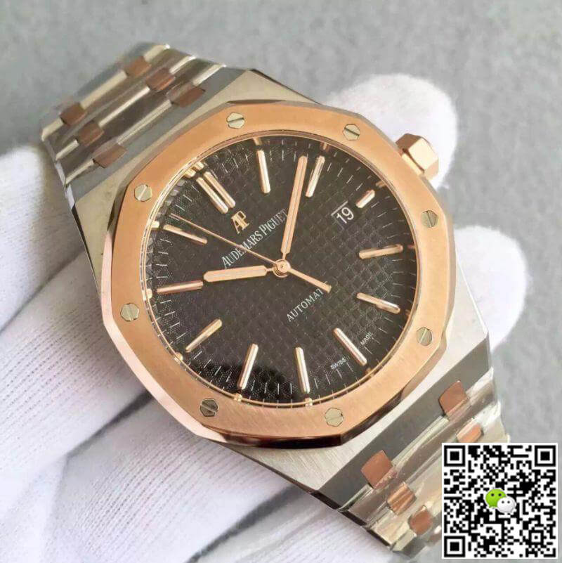 Audemars P1g*et Replica 15400 JF Factory 1:1 Best Edition Swiss ETA3120 Black Dial