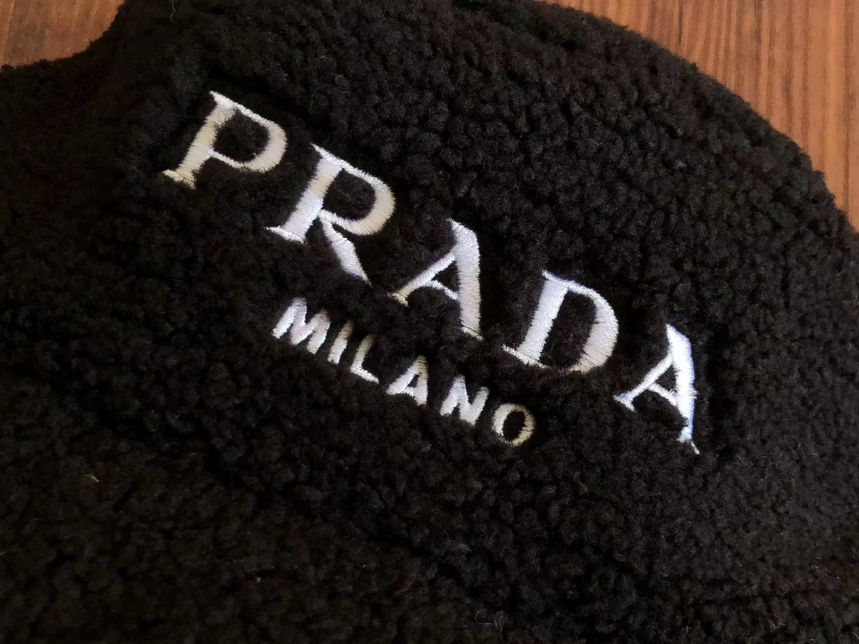 Pra*a Bucket Hat Dupe