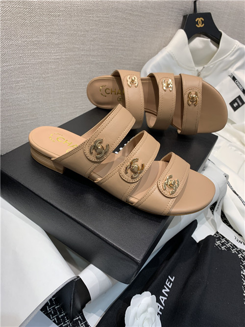 Ch**el flat sandals slippers