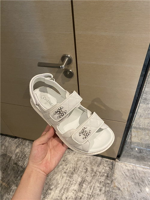 Ch**el flat beach shoes sandals