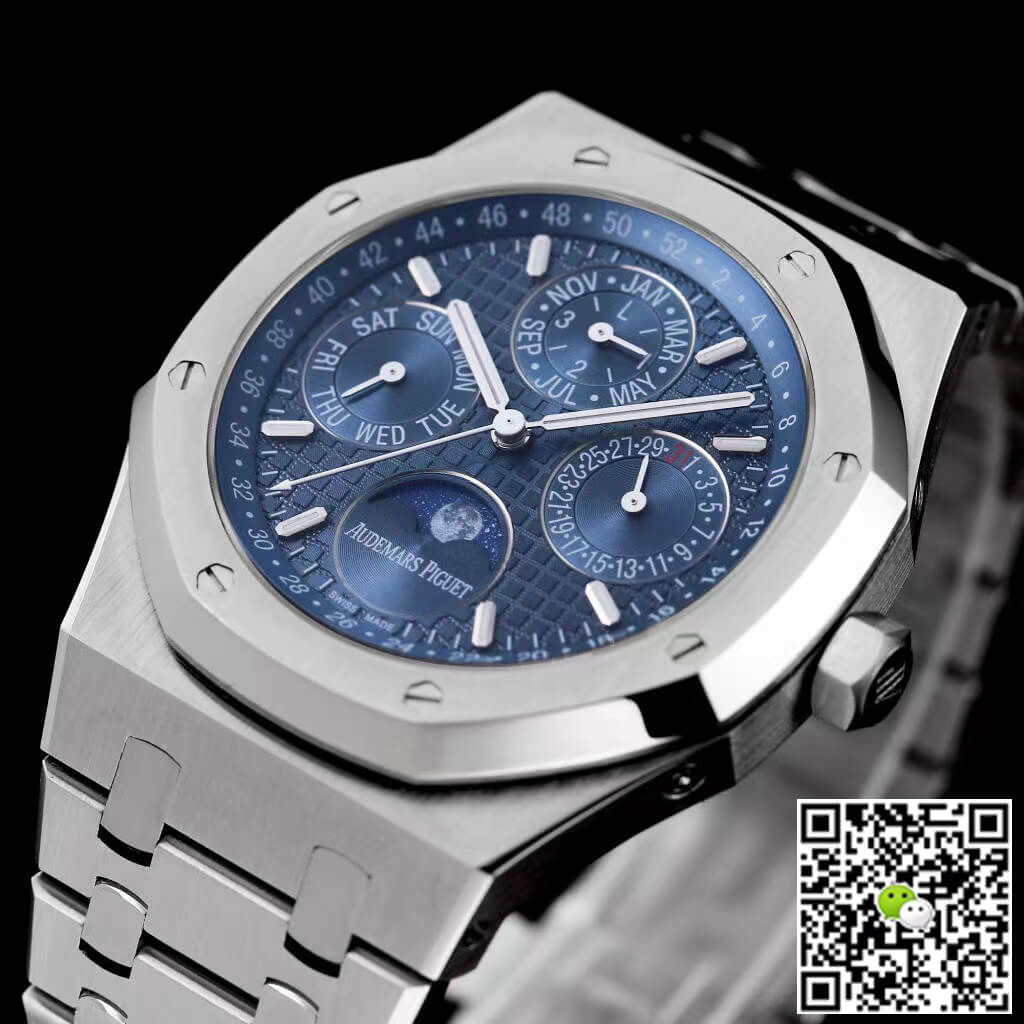 Replica Audemars P1g*et Royal Oak 26574ST.OO.1220ST.02 1:1 Best Edition APS Factory Blue Dial