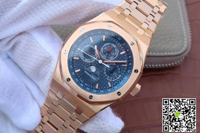 Replica Audemars P1g*et Royal Oak Perpetual Calendar 26574OR.OO.1220OR.02 JF Factory 1:1 Best Edition Swiss ETA5134