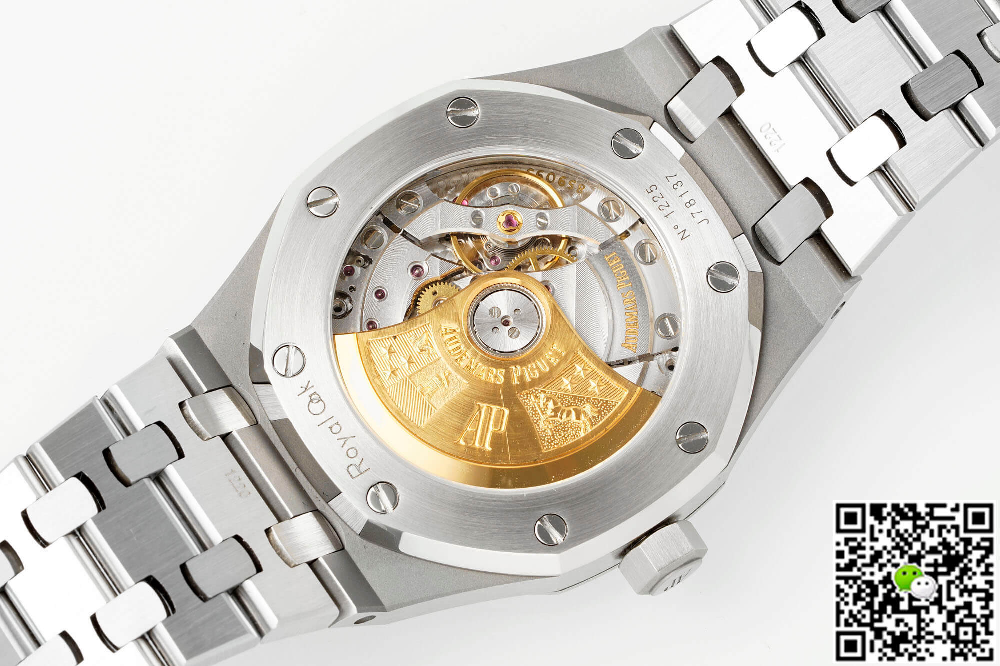 Replica Audemars P1g*et Royal Oak 15450ST.OO.1256ST.02 1:1 Best Edition APS Factory Gray Ruthenium Dial