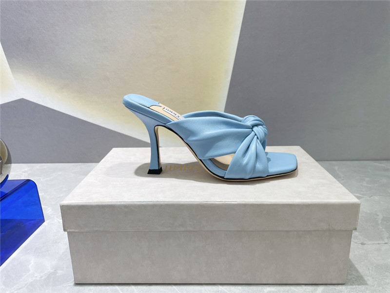 J1m*y Ch00 bow heels dupe square toe bow sandals