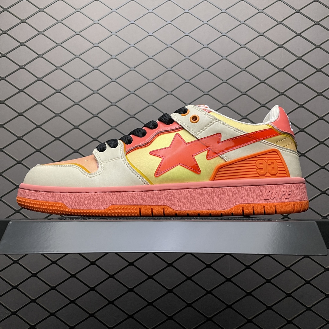 A Bathing Ape Bape SK8 Sta Orange