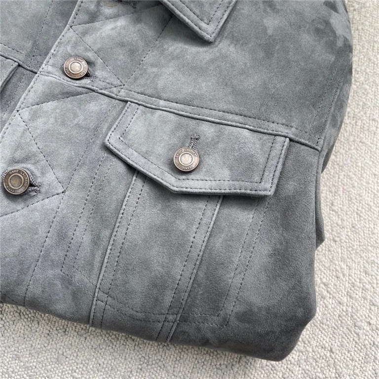 Sa1nt Lau*nt Real Leather Jacket