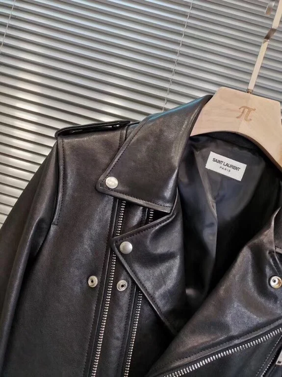 Sa1nt Lau*nt Replica Real Leather Jacket