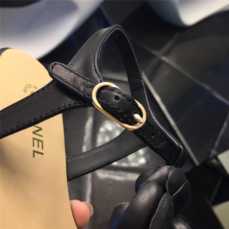 Ch**el flat sandals