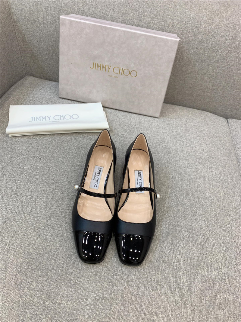 J1m*y Ch00 New Thick Heel Mary Jane Shoes