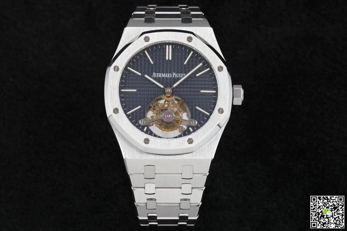 Replica Audemars P1g*et Royal Oak Tourbillon 26510ST.OO.1220ST.01 1:1 Best Edition R8 Factory Blue Dial