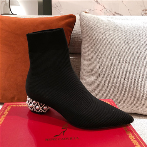 rene caovilla ankle booties