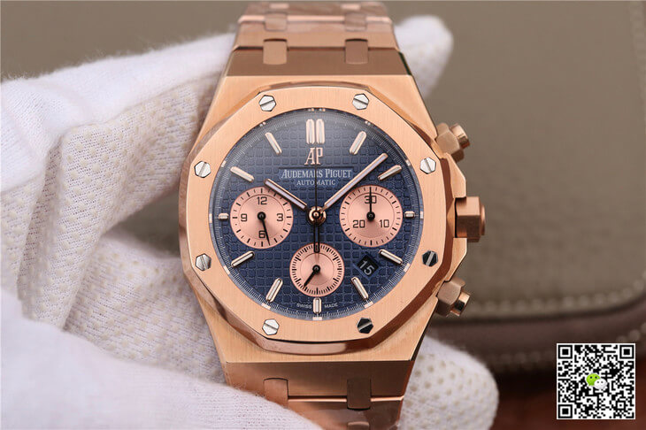 Replica Audemars P1g*et Royal Oak Chronograph 26331OR.OO.1220OR.01 1:1 Best Edition OM Factory Rose Gold