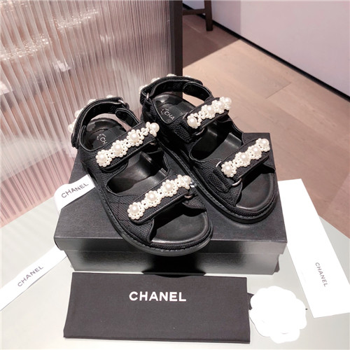 Ch**el flat beach shoes sandals