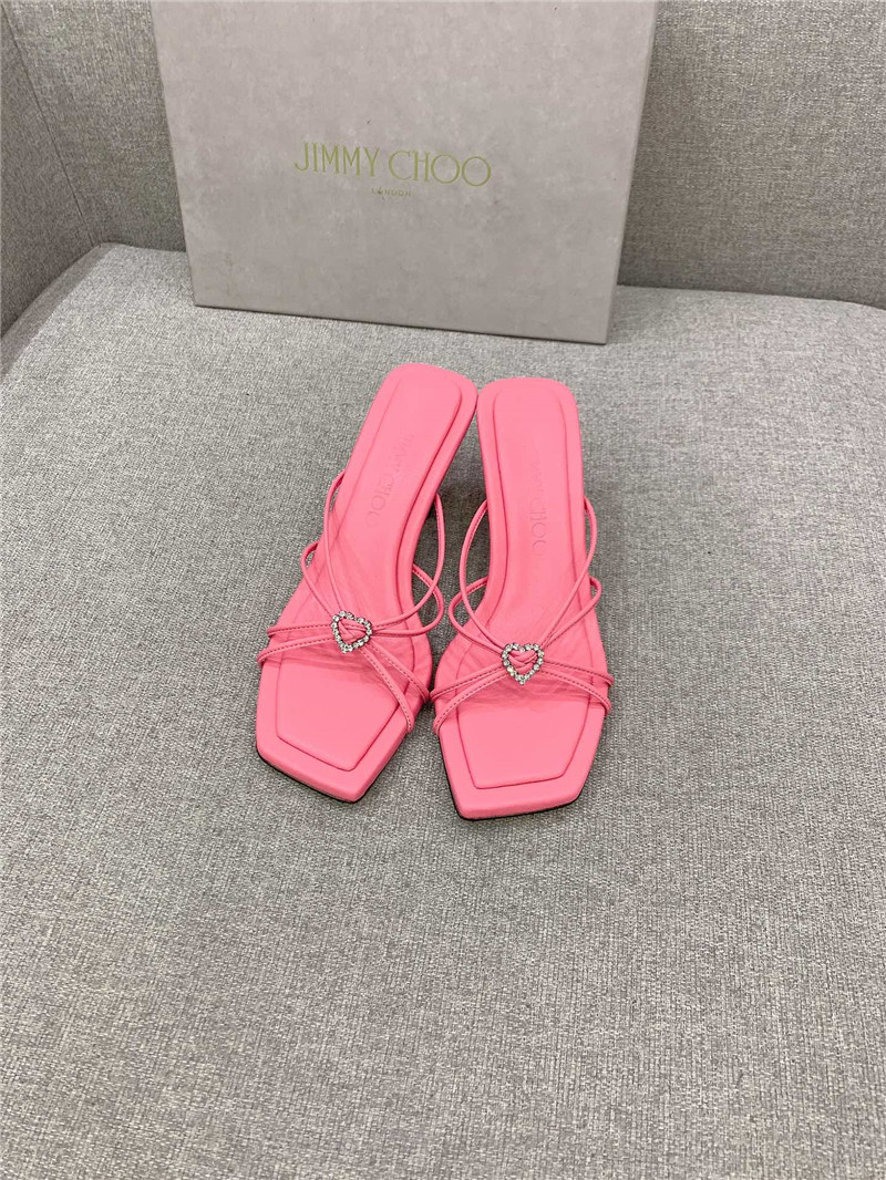 J1m*y Ch00 Heeled Slides